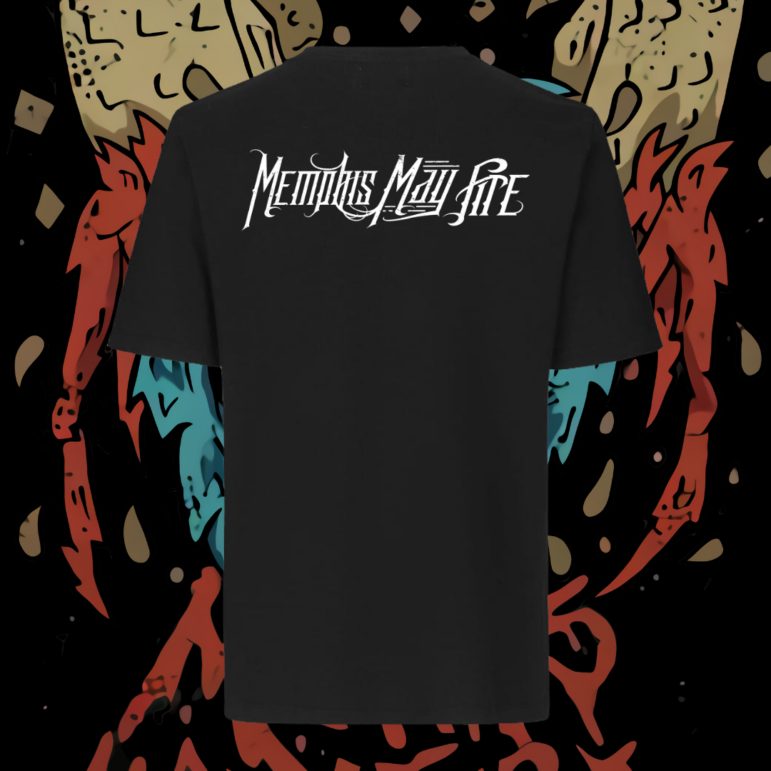 MEMPHIS MAY FIRE T-SHIRT - SIX EYED MONSTER