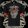 MEMPHIS MAY FIRE T-SHIRT - 3 HEADED SKELETON