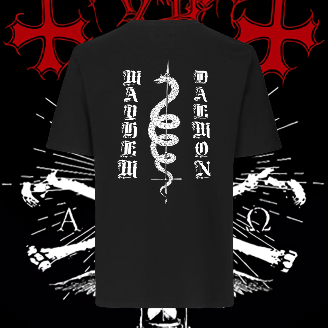 MAYHEM T-SHIRT - ALPHA OMEGA DAEMON