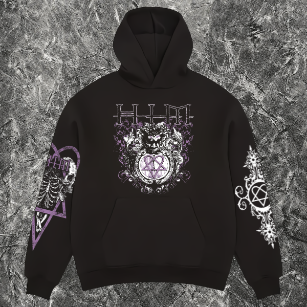 HIM FULL SLEEVES HOODIE - HEARTAGRAMS