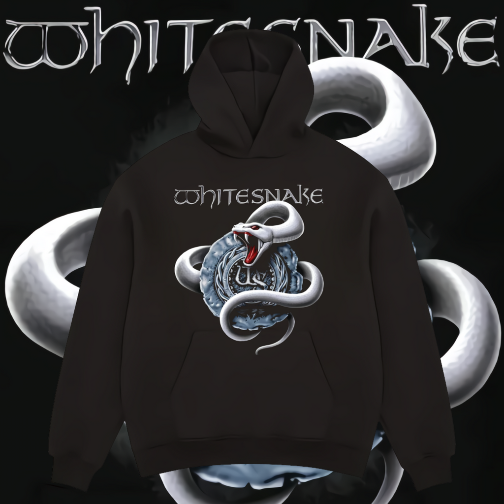 WHITESNAKE HOODIE - CRESCENT SNAKE