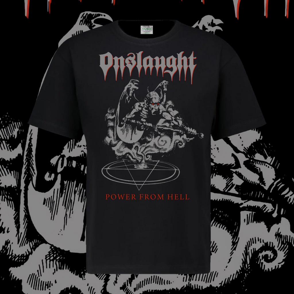 ONSLAUGHT T-SHIRT - POWER FROM HELL