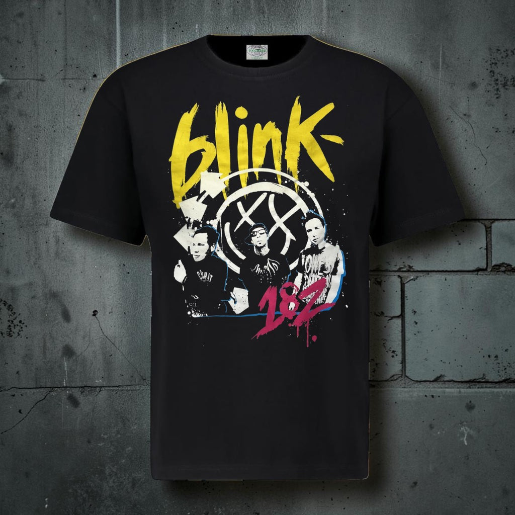 BLINK 182 T-SHIRT - SMILEY MEMBERS