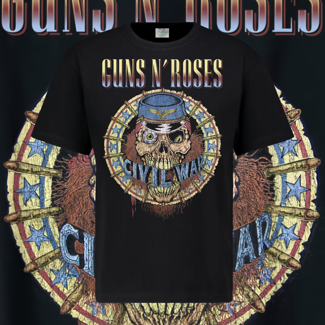 GUNS N ROSES T-SHIRT - CIVIL WAR