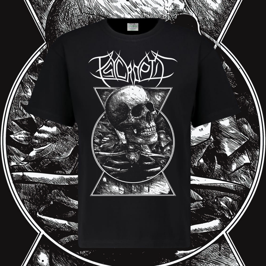 PSYCROPTIC T-SHIRT - SKULL AND BONES
