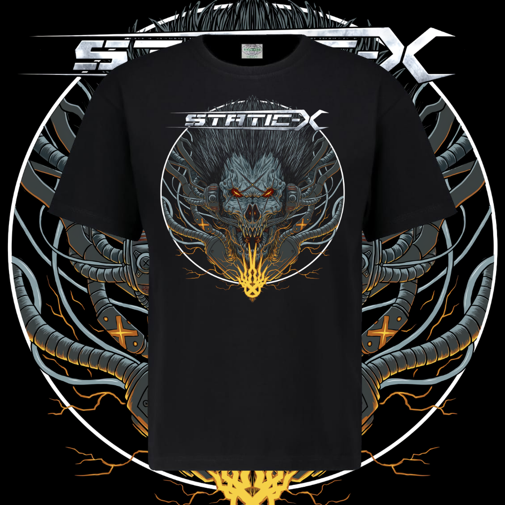 STATIC-X T-SHIRT - EVIL MACHINE