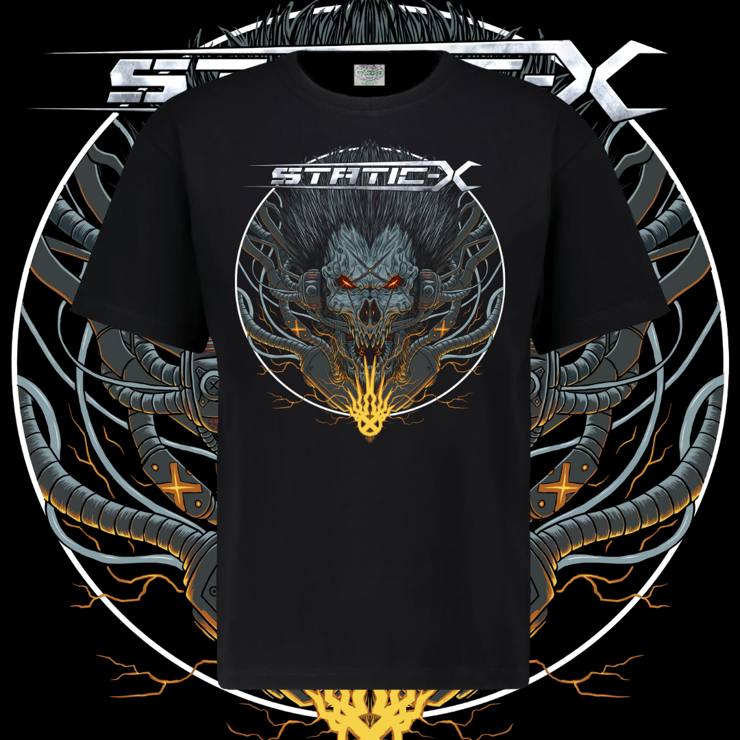 STATIC-X T-SHIRT - EVIL MACHINE