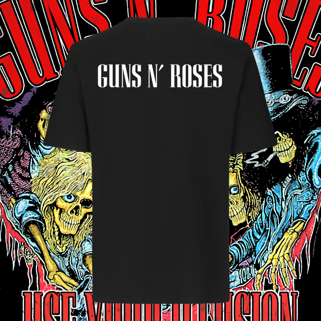 GUNS N ROSES T-SHIRT - USE YOUR ILLUSION TOUR 1992-1993