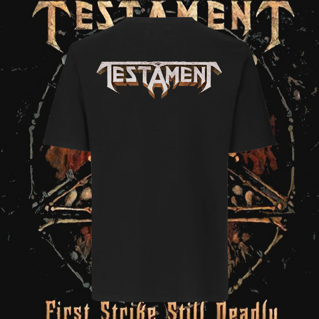 TESTAMENT T-SHIRT - FIRST STRIKE STILL DEADLY