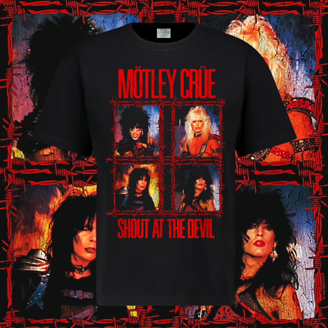 MOTLEY CRUE T-SHIRT - BAND MEMBERS