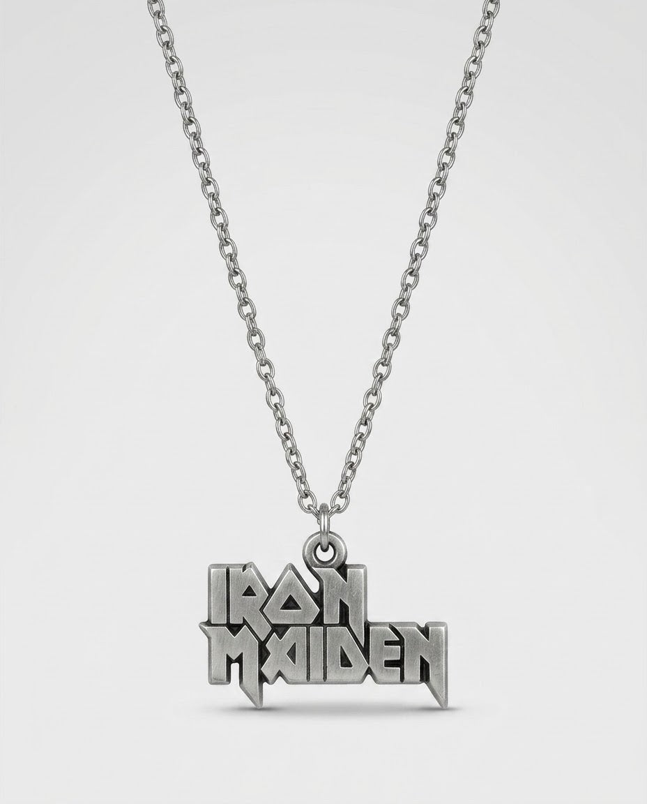 IRON MAIDEN LOGO NECKLACE