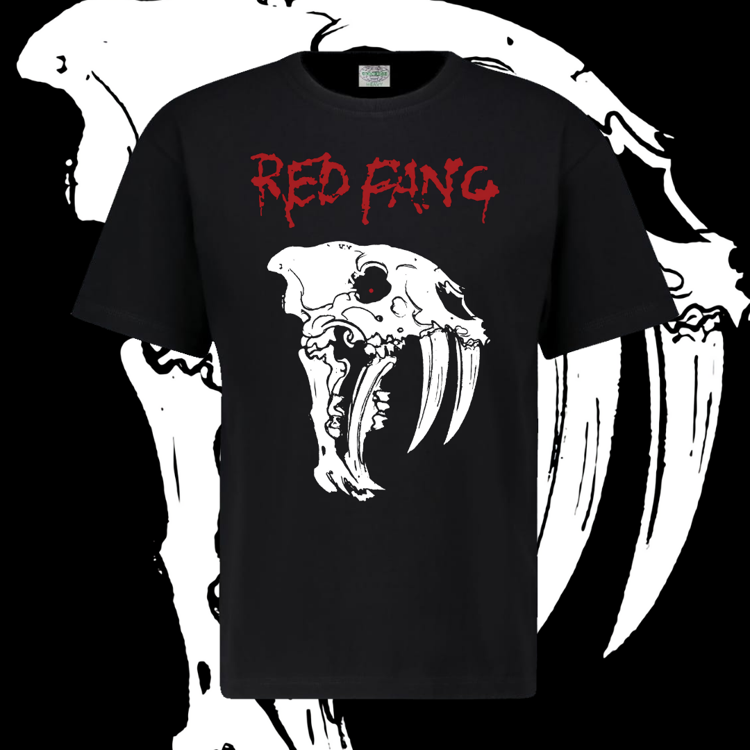 RED FANG T-SHIRT - ANCIENT SKULL