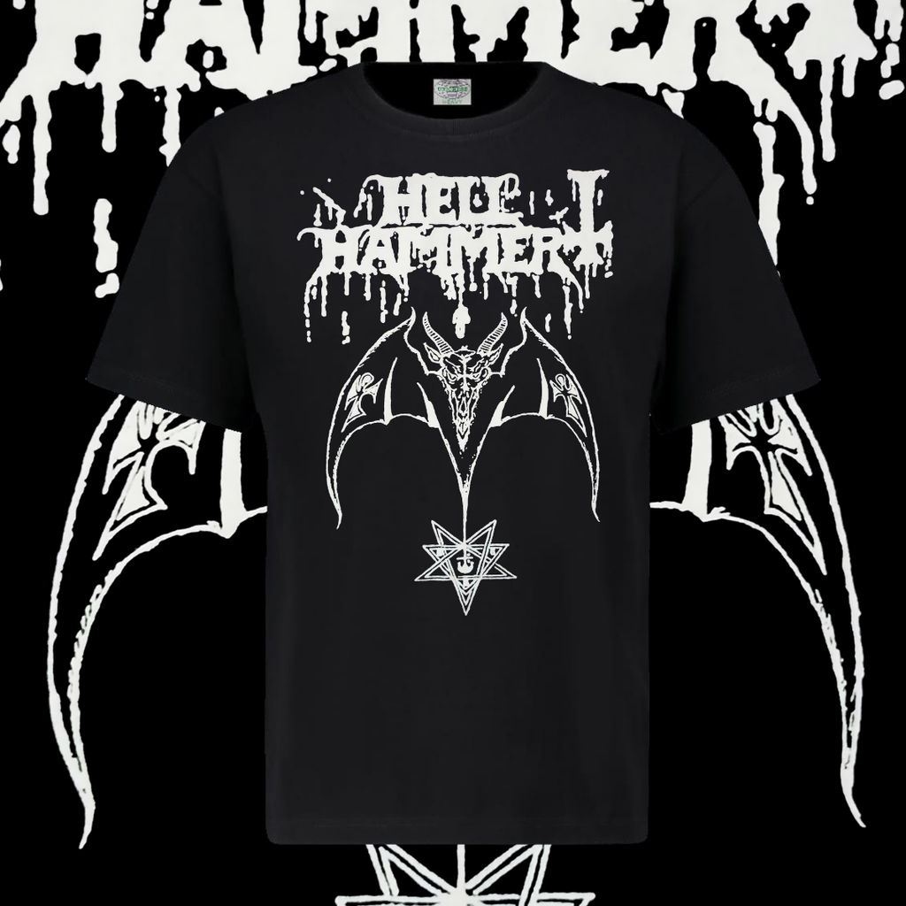 HELL HAMMER T-SHIRT - CLASSIC LOGO