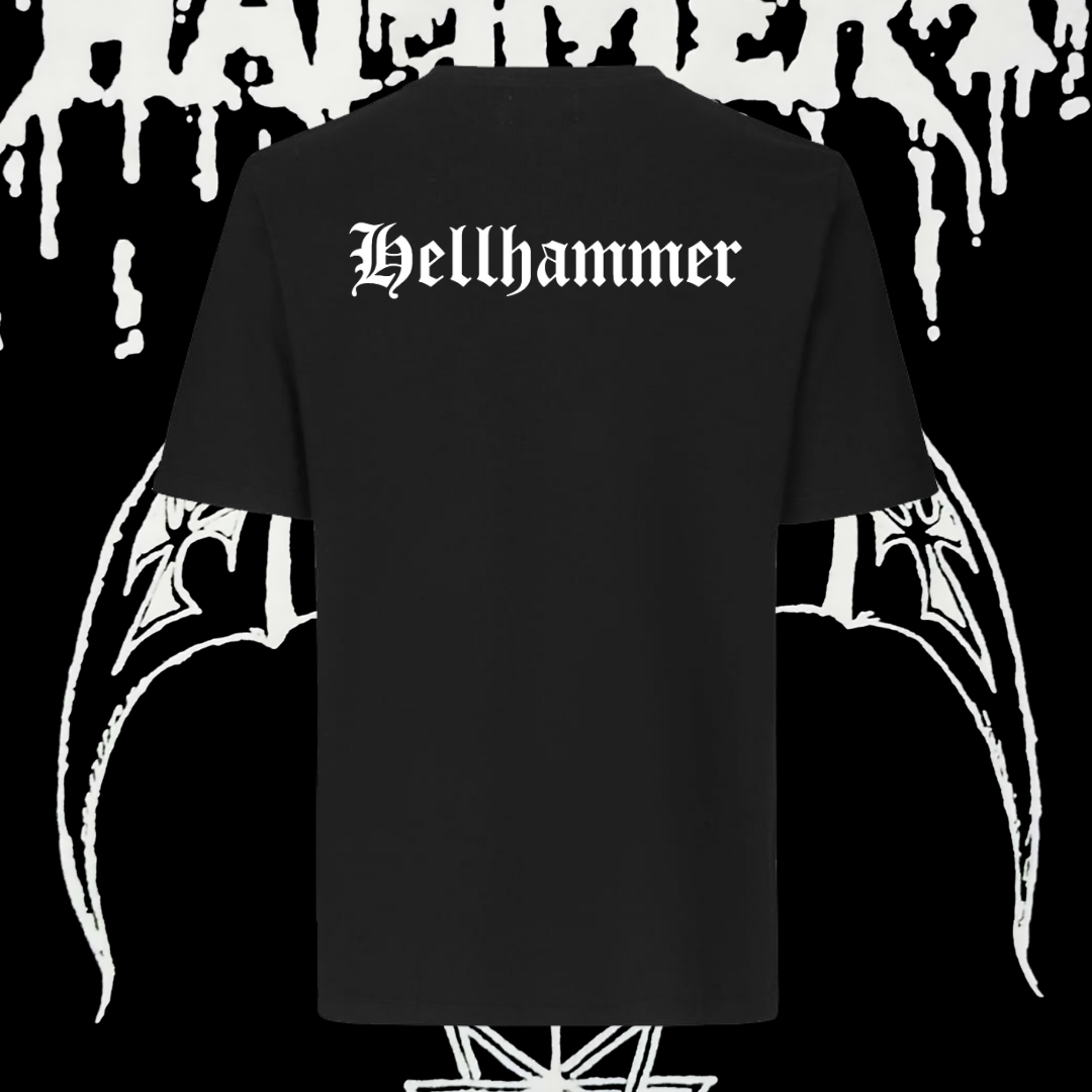 HELL HAMMER T-SHIRT - CLASSIC LOGO