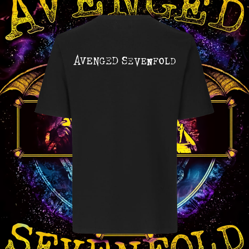 AVENGED SEVENFOLD T-SHIRT - DEATHBAT CROSS