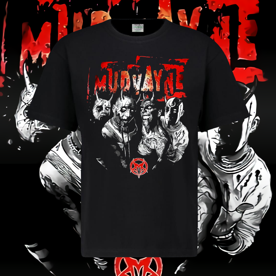MUDVAYNE T-SHIRT - MASKED MEMBERS