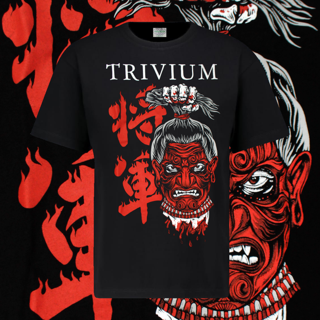 TRIVIUM T-SHIRT - SHOGUN HEAD
