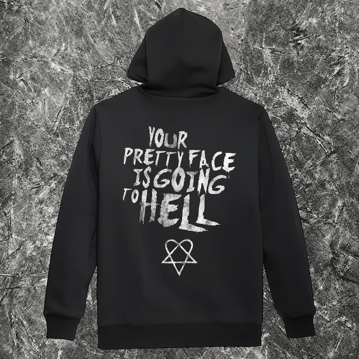 HIM – YOUR PRETTY FACE IS GOING TO HELL HOODIE