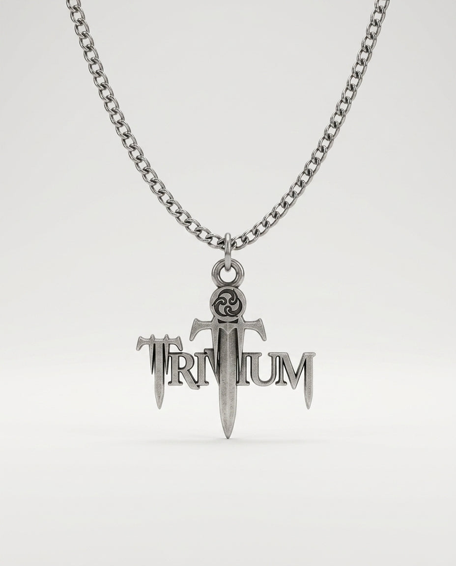 TRIVIUM LOGO NECKLACE