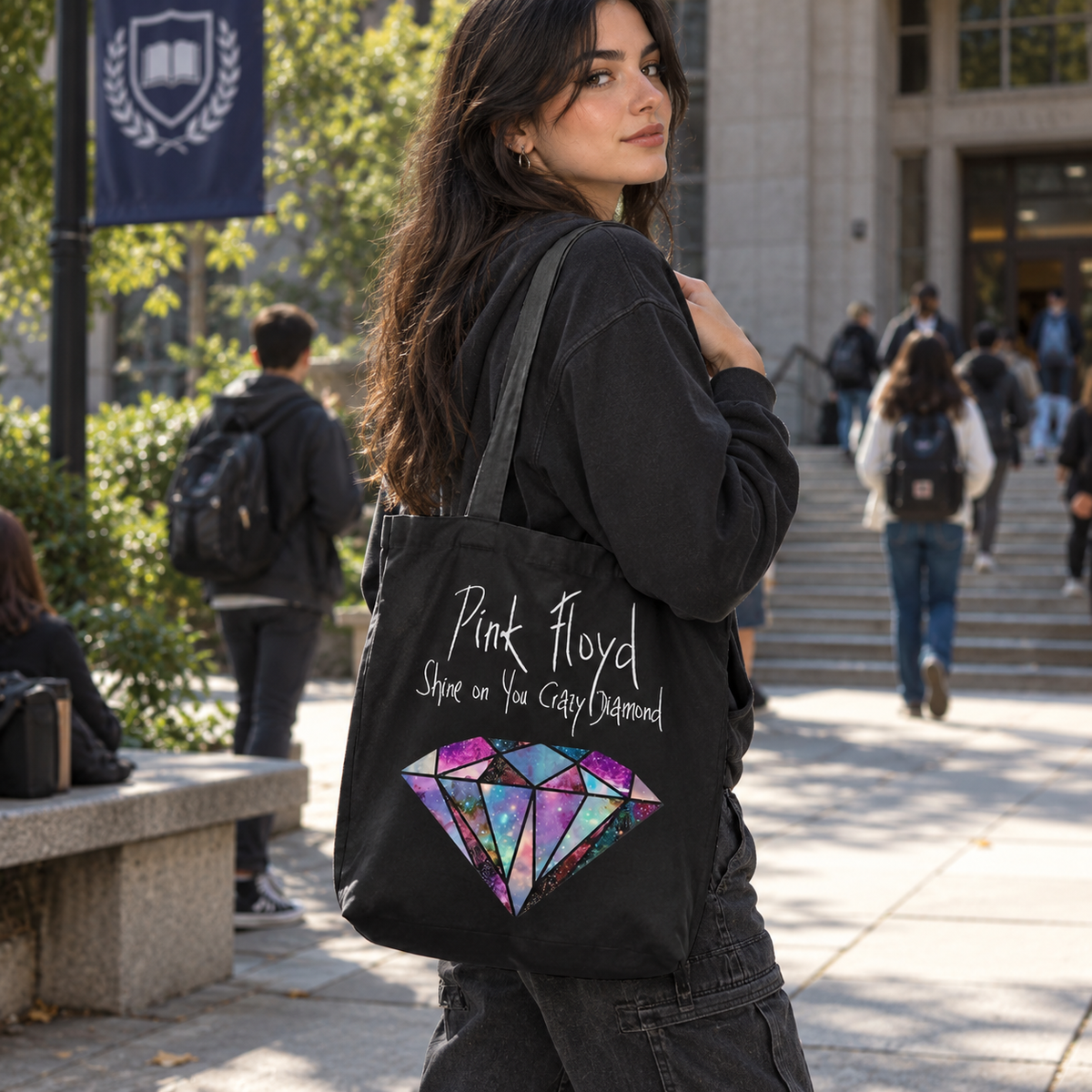 PINK FLOYD SHINE ON YOU CRAZY DIAMOND TOTEBAG