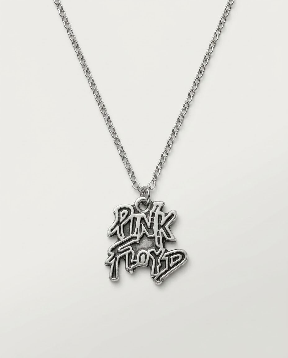 PINK FLOYD LOGO NECKLACE