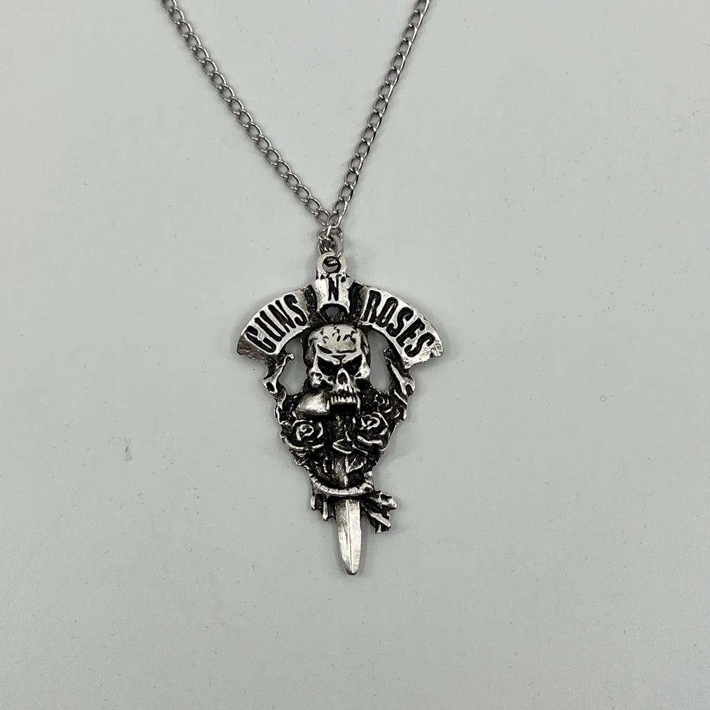 Guns N' Roses Skull Design Necklace