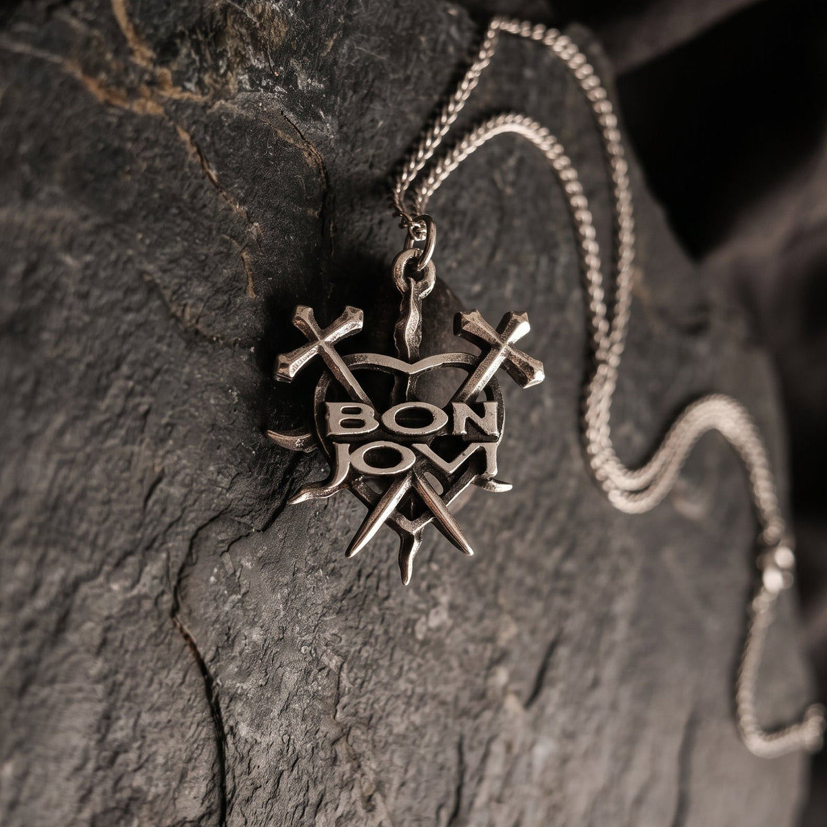 Bon Jovi Handmade Heart Necklace