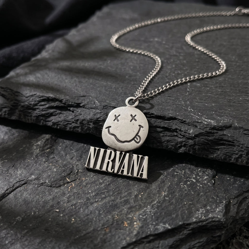 Nirvana Smiley Face Logo Necklace