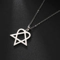 Heartagram Him Necklace