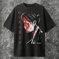 We Rock vintage-washed black heavyweight cotton band t-shirt with My Chemical Romance graphic print