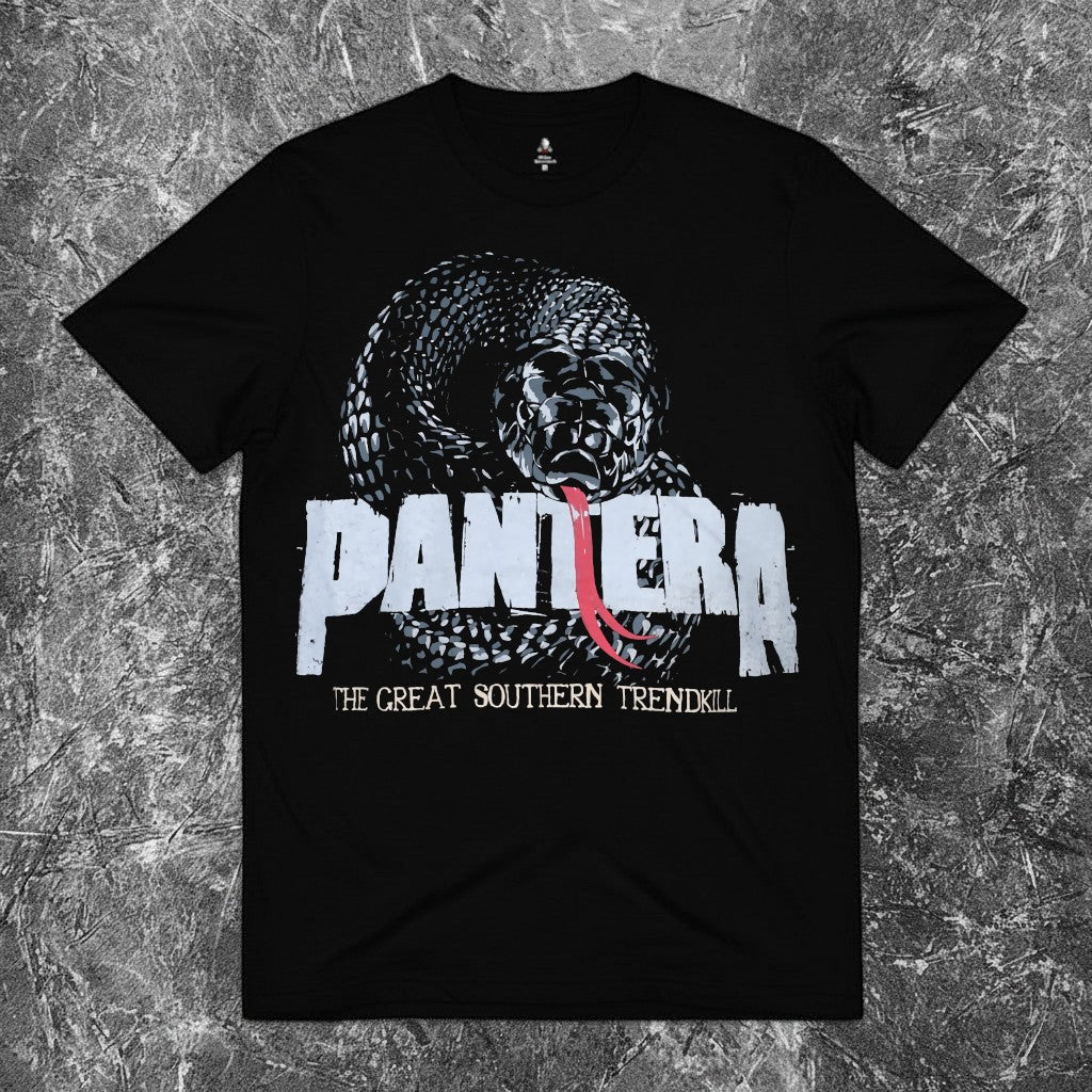 We Rock Pantera The Great Southern Trendkill vintage-washed black heavyweight cotton band t-shirt