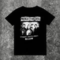 We Rock Pierce The Veil vintage-washed black heavyweight cotton band t-shirt with Street Youth Rising graphic print