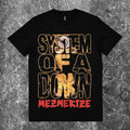 We Rock System of a Down Toxicity graphic t-shirt in black heavyweight 100% cotton with bold band artwork